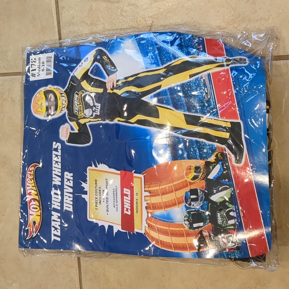 Team Hot Wheels Driver Costume Size Medium